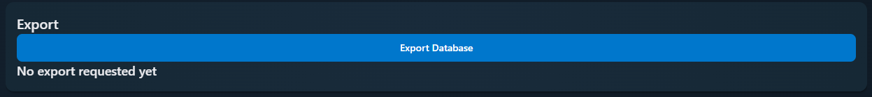 export data