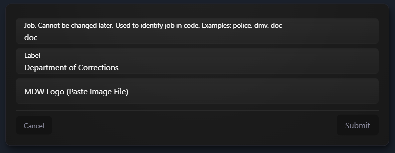job options