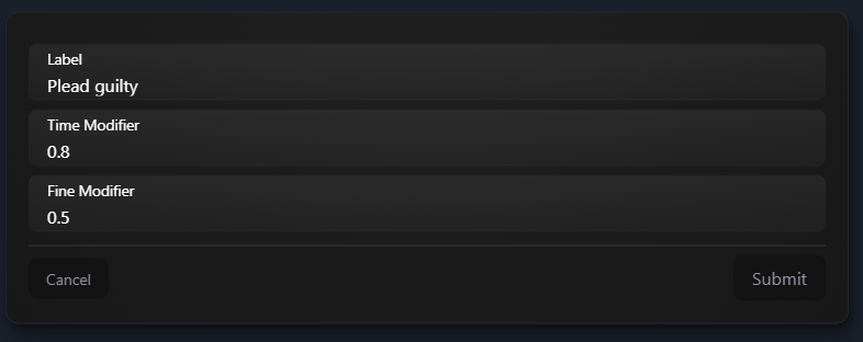 negotiation option