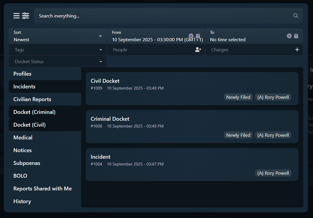 search options